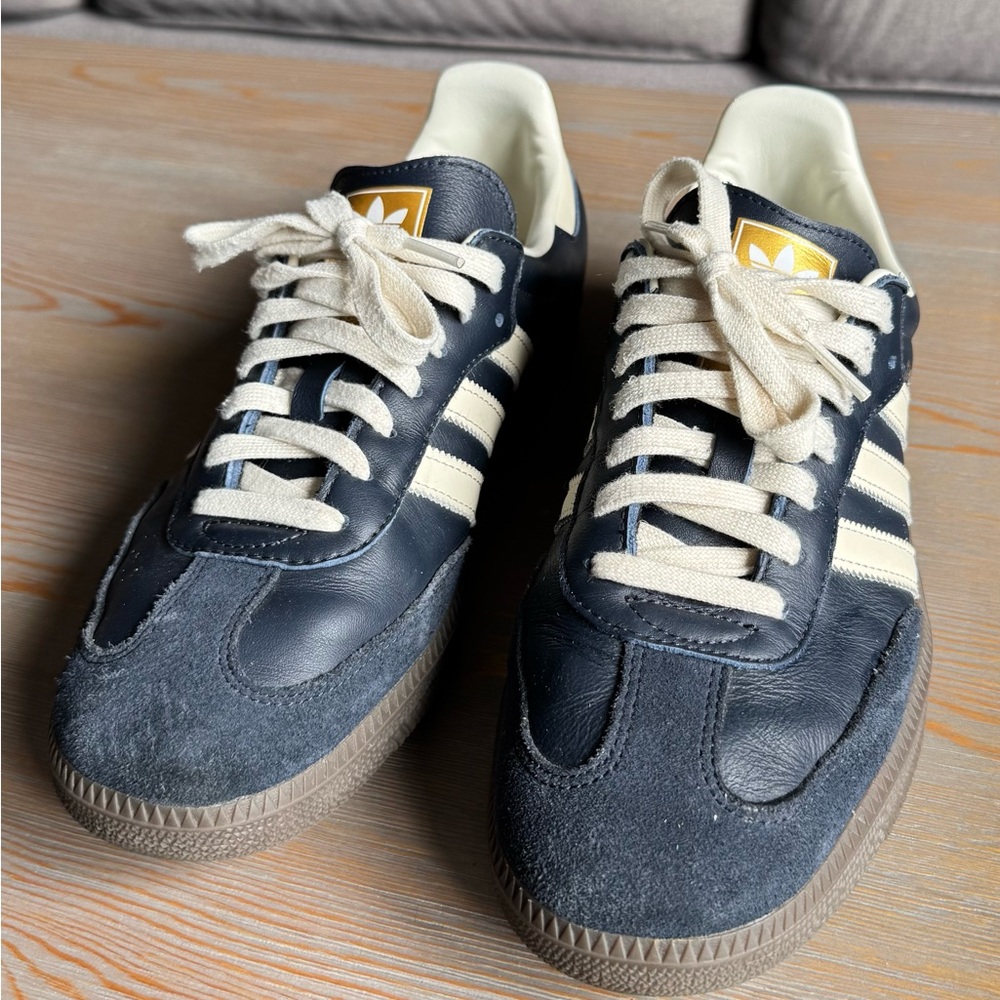 Size Men’s 11 Night Navy/ Cream White /Gum Adidas OG Sambas